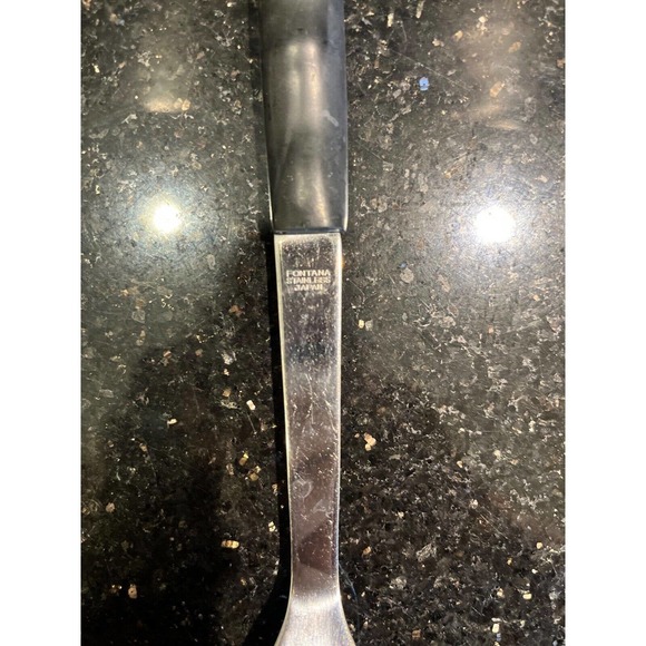 Vintage Fontana Stainless Steel Blue Cornflower Japan Cooking Utensil 3 PC Set - Picture 8 of 8